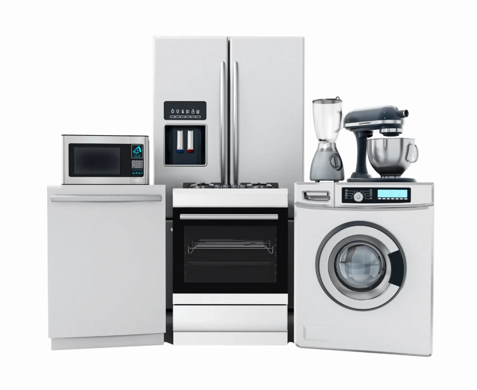 Appliance repair in Arlington WA - technician fixing refrigerator
